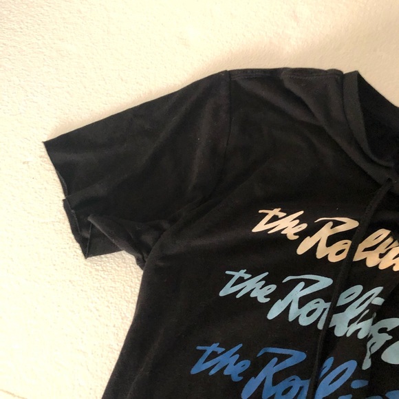 Rolling Stones black Lace up dress tunic - Picture 7 of 7